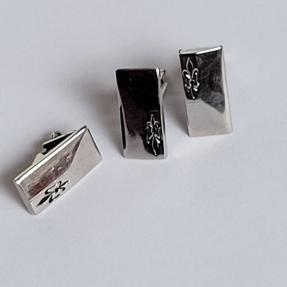 Vintage Pioneer Cufflinks and tie clip set. - Picture 13 of 16